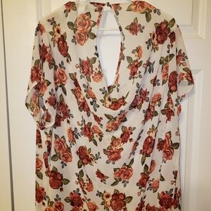 Torrid size 3 floral shirt